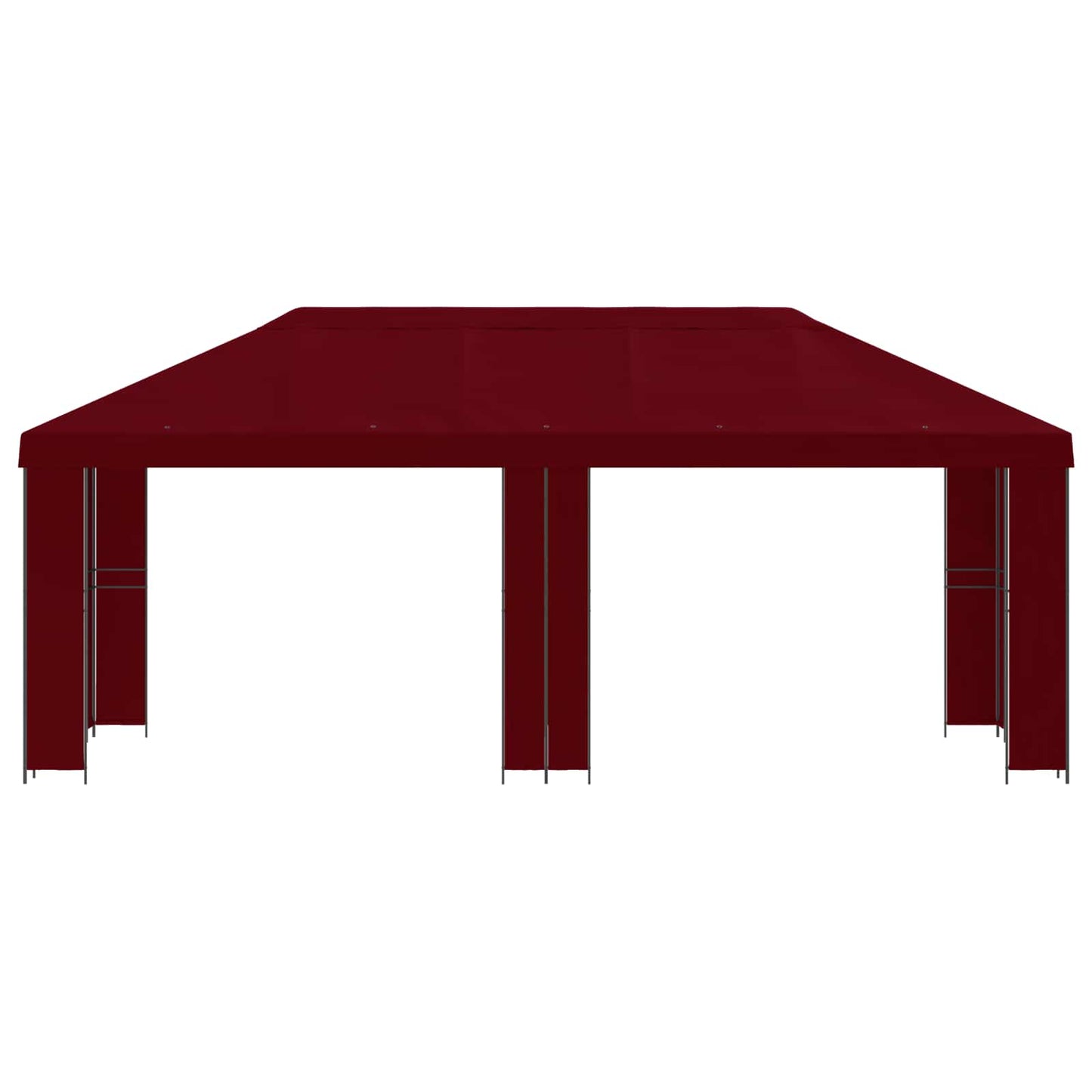 Garden Gazebo 6 x 3 m Burgundy Polyester and Steel 190