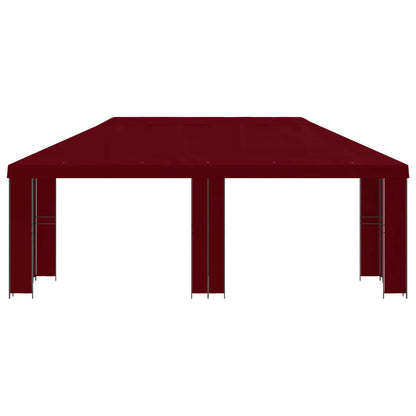 Garden Gazebo 6 x 3 m Burgundy Polyester and Steel 190