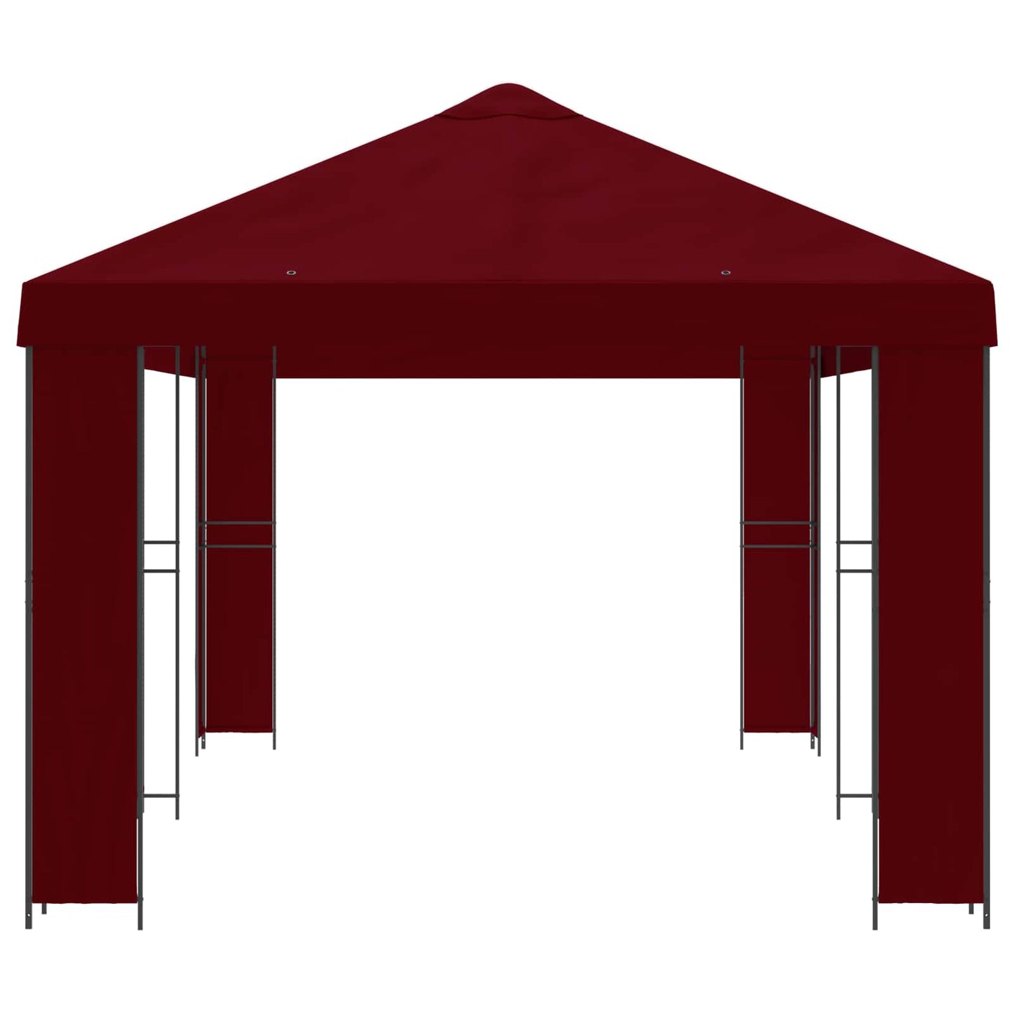 Garden Gazebo 6 x 3 m Burgundy Polyester and Steel 190