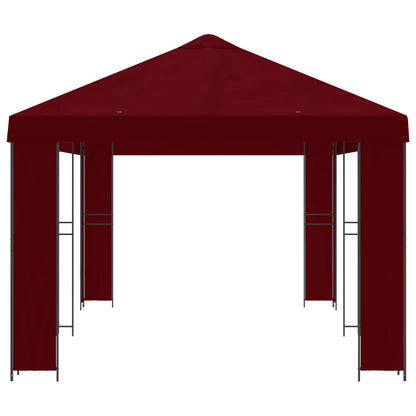 Garden Gazebo 6 x 3 m Burgundy Polyester and Steel 190