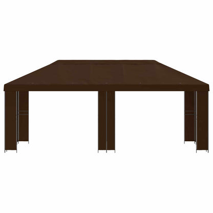 Garden Gazebo 6 x 3 m Brown Polyester and Steel 190