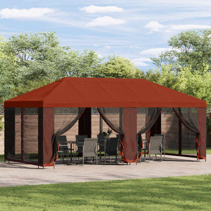 6 x 3 m Terracotta Polyester and Steel 190