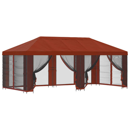 6 x 3 m Terracotta Polyester and Steel 190