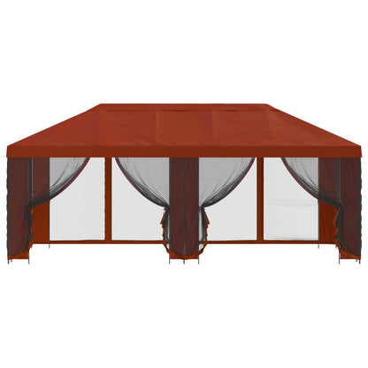 6 x 3 m Terracotta Polyester and Steel 190
