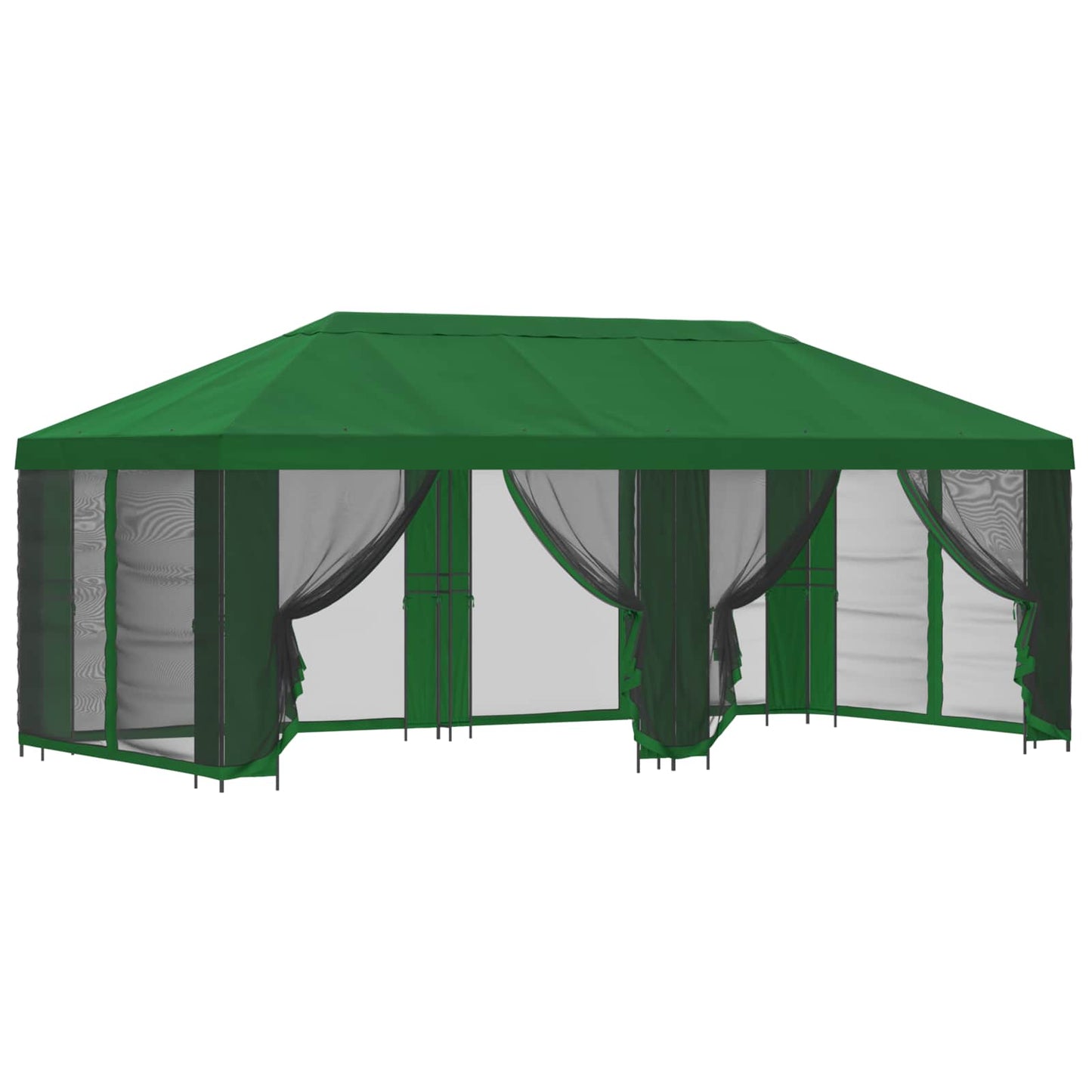 6 x 3 m Green Polyester and Steel 190