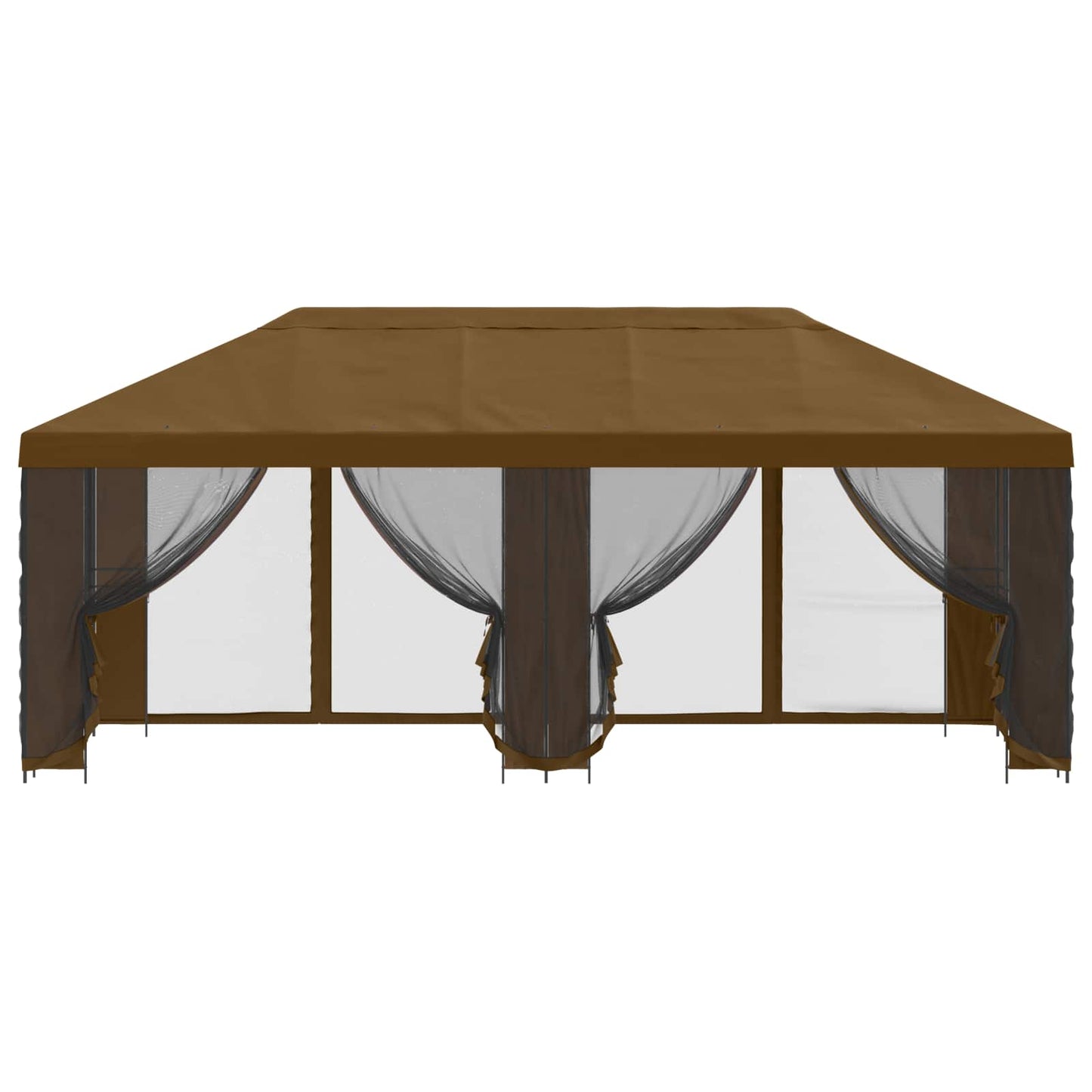 6 x 3 m Taupe Polyester and Steel 190