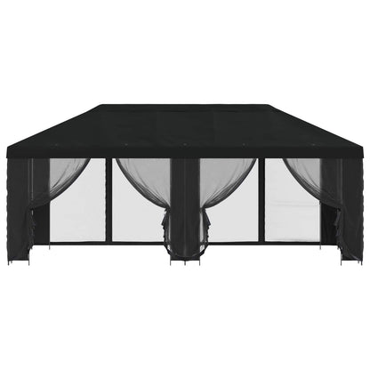 6 x 3 m Black Polyester and Steel 190