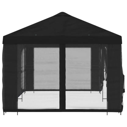 6 x 3 m Black Polyester and Steel 190