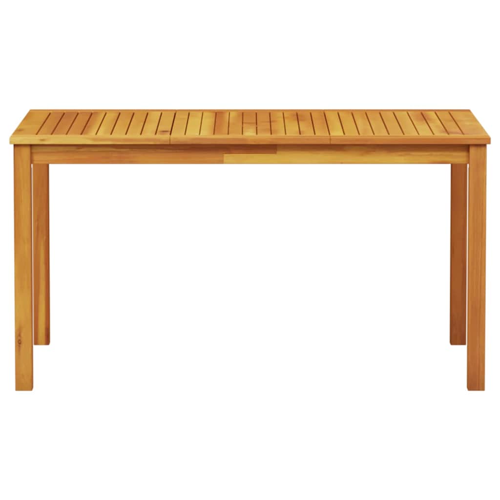 Garden Dining Set Folding 5 pcs Brown Solid Acacia Wood
