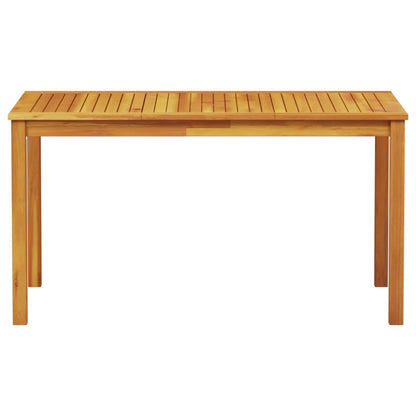 Garden Dining Set Folding 7 pcs Brown Solid Acacia Wood