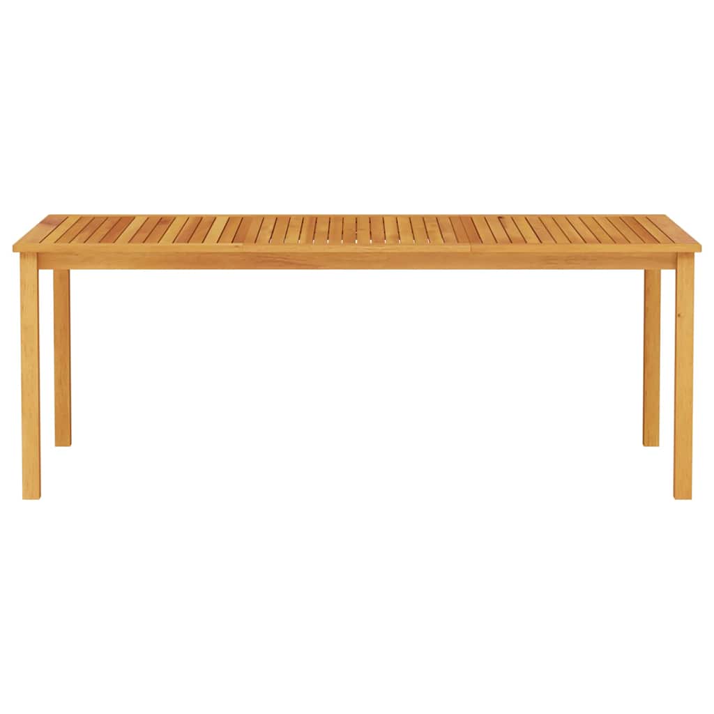 Garden Dining Set Folding 7 pcs Brown Solid Acacia Wood