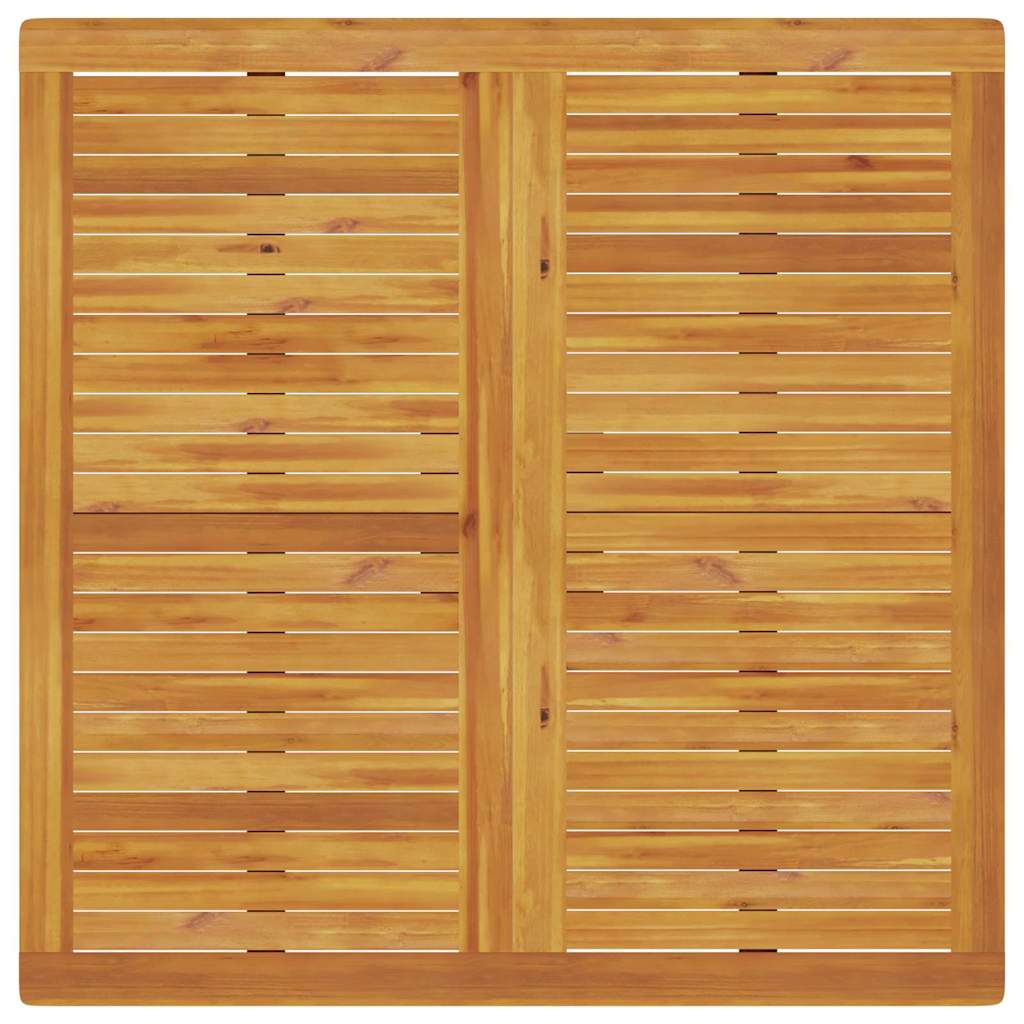 Garden Dining Set Folding 3 pcs Brown Solid Acacia Wood
