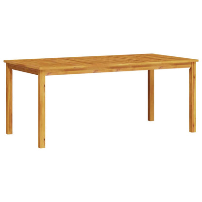 Garden Dining Set 7 pcs Brown Solid Acacia Wood