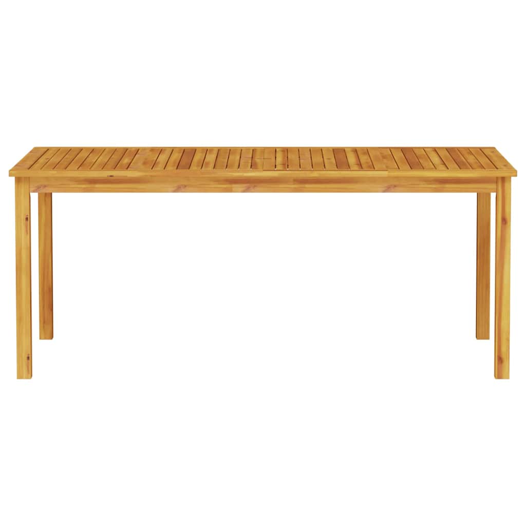Garden Dining Set 7 pcs Brown Solid Acacia Wood