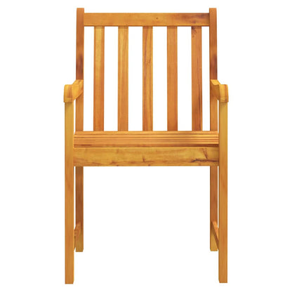 Garden Dining Set 5 pcs Brown Solid Acacia wood