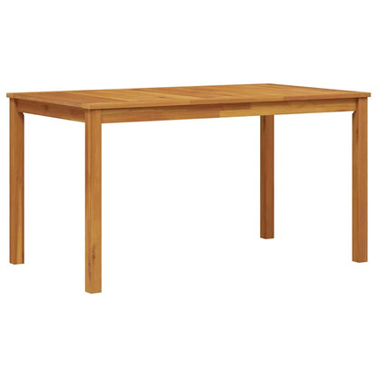 Garden Dining Set 7 pcs Brown Solid Acacia Wood