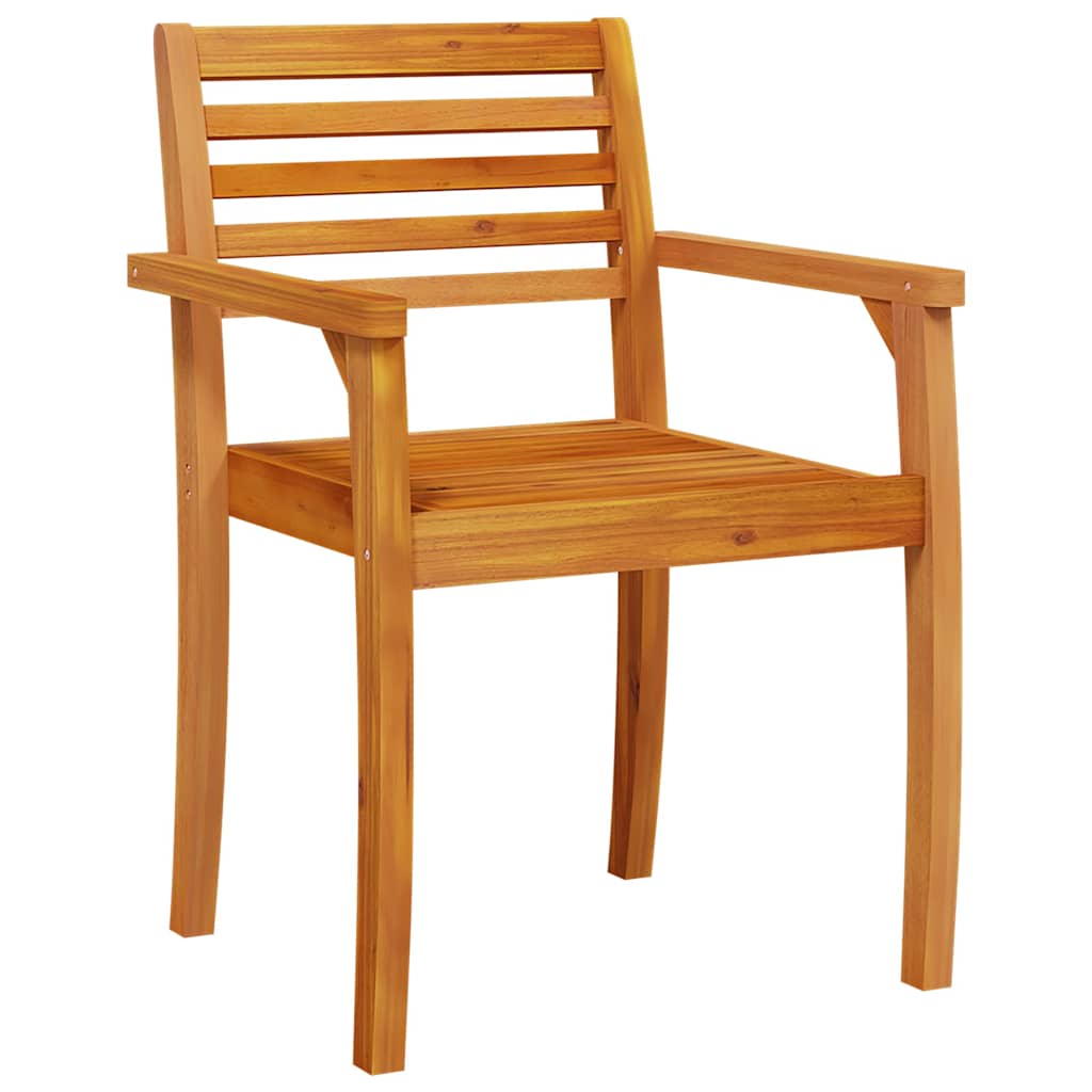Garden Dining Set 7 pcs Brown Solid Acacia Wood