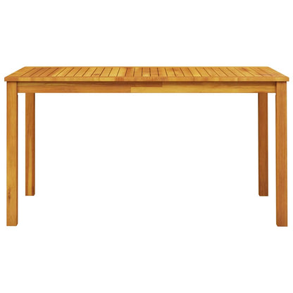 Garden Dining Set 7 pcs Brown Solid Acacia Wood