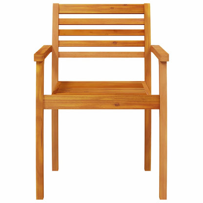 Garden Dining Set 5 pcs Brown Solid Acacia Wood