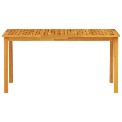 Garden Dining Set 7 pcs Brown Solid Acacia Wood
