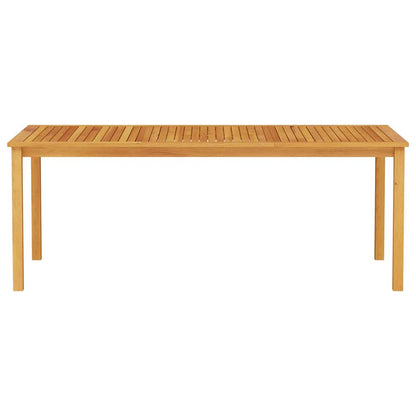 Garden Dining Set 9 pcs Brown Solid Acacia Wood