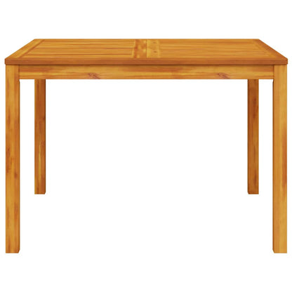 Garden Dining Set 5 pcs Brown Solid Acacia Wood