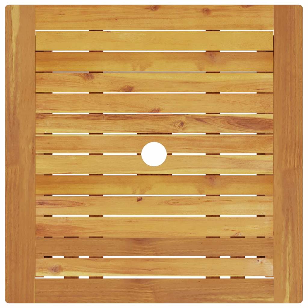 Folding Bistro Set 3 pcs Brown Solid Acacia Wood