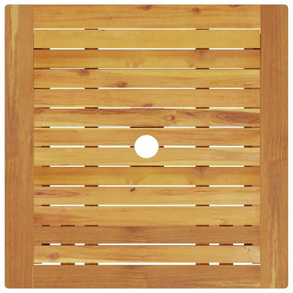 Folding Bistro Set Folding 3 pcs Brown Solid Acacia Wood