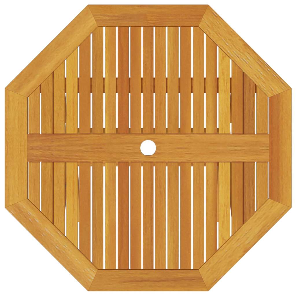 Garden Dining Set Folding 5 pcs Brown Solid Acacia Wood