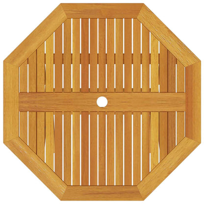 Garden Dining Set Folding 5 pcs Brown Solid Acacia Wood