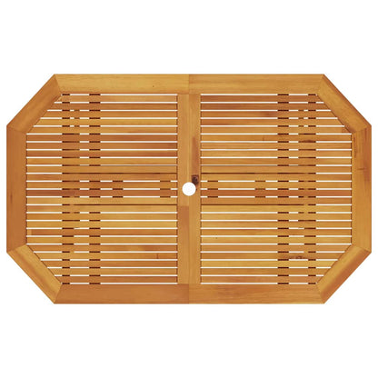 Garden Dining Set Folding 7 pcs Brown Solid Acacia Wood
