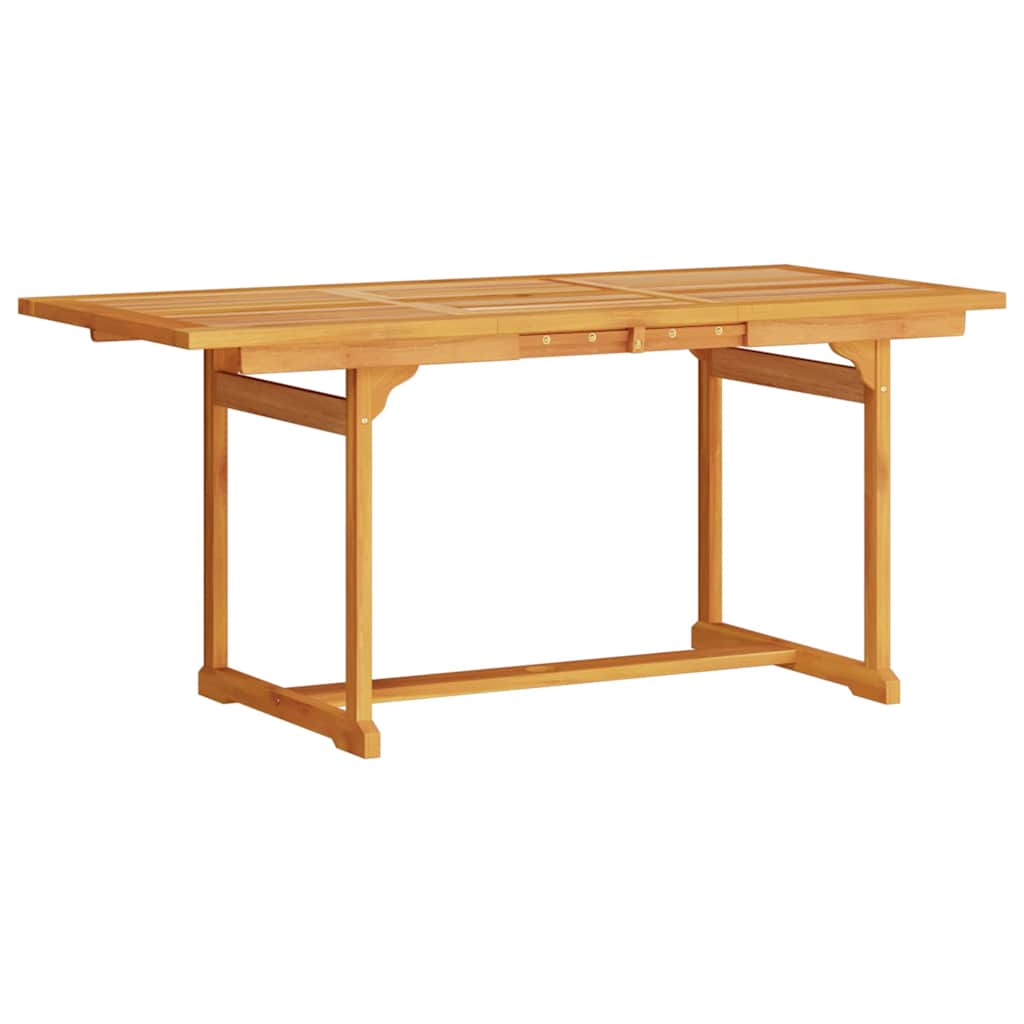 Garden Dining Set Folding 5 pcs Brown Solid Acacia Wood