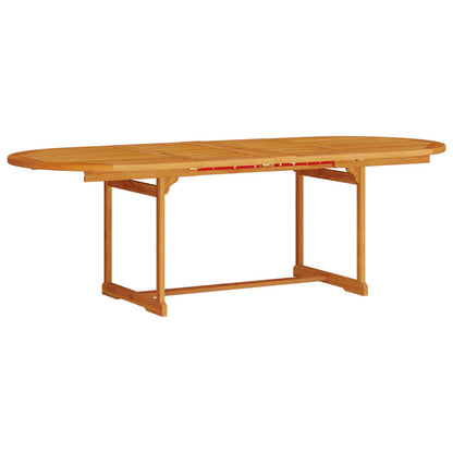 Garden Dining Set Folding 7 pcs Brown Solid Acacia Wood