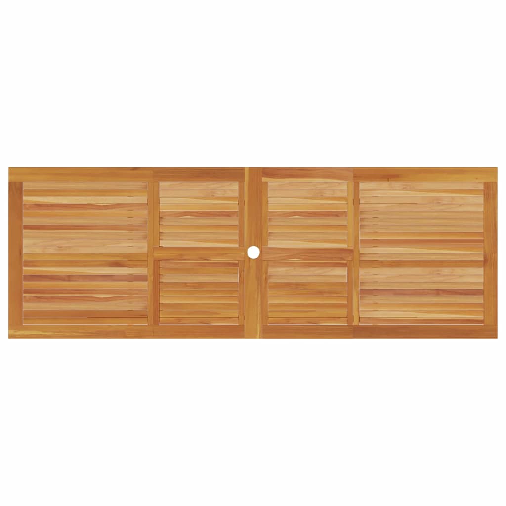 Garden Dining Set Folding 7 pcs Brown Solid Acacia Wood