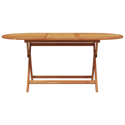Garden Dining Set 7 pcs Beige Solid Acacia Wood