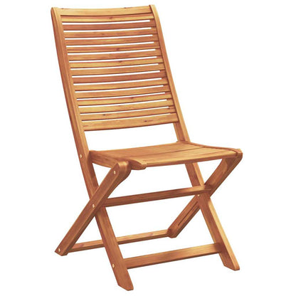 Garden Dining Set 5 pcs Brown Solid Acacia Wood