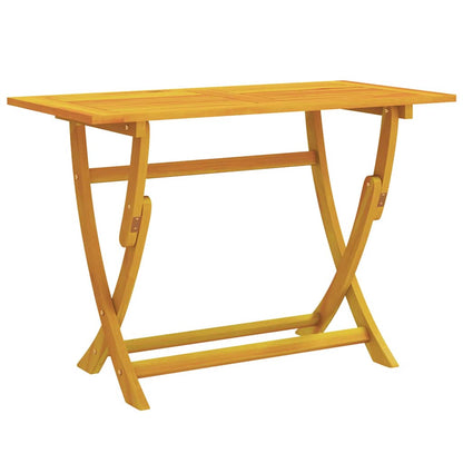 Garden Dining Set 5 pcs Brown Solid Acacia Wood