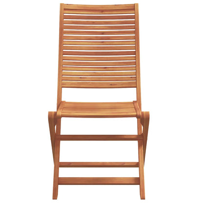 Garden Dining Set 5 pcs Brown Solid Acacia Wood