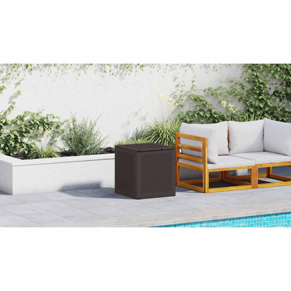 Storage Box with Storage Brown 55 x 53 x 57 cm Polypropylene