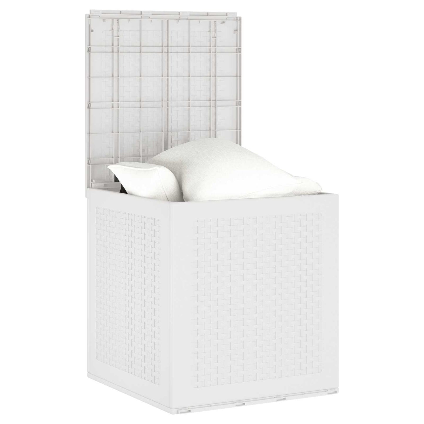 Storage Box with Storage White 55 x 53 x 57 cm Polypropylene