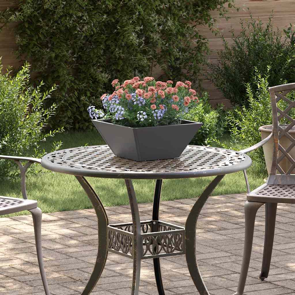 Garden Planter 5 pcs Black 35 x 35 x 15 cm Cold-rolled Steel