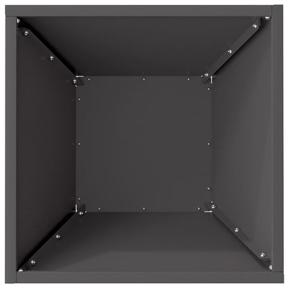 Garden Planter 5 pcs Black 35 x 35 x 15 cm Cold-rolled Steel