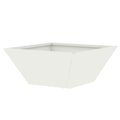 Garden Planter White 35 x 35 x 15 cm Cold-rolled Steel