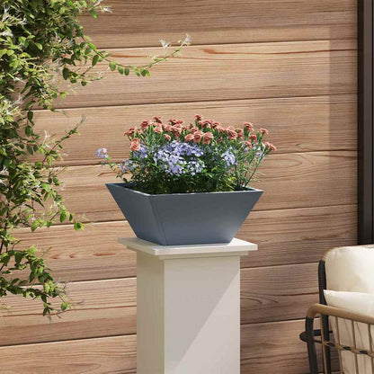Garden Planter 5 pcs Anthracite 35 x 35 x 15 cm