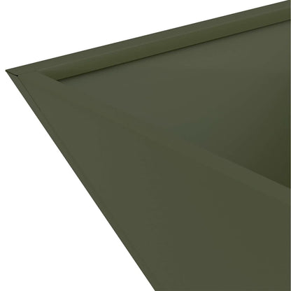 Garden Planter Olive Green 35 x 35 x 15 cm Cold-rolled Steel