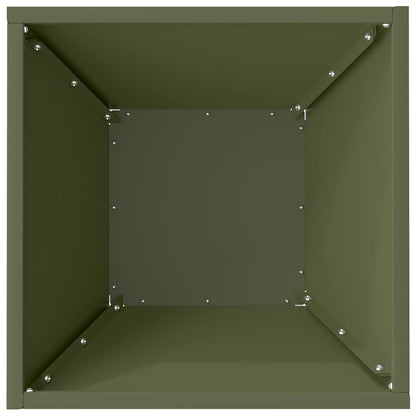 Garden Planter 5 pcs Olive Green 35 x 35 x 15 cm
