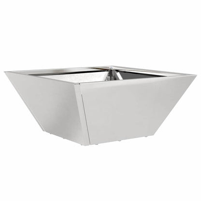 Garden Planter 5 pcs Silver 35 x 35 x 15 cm Stainless Steel