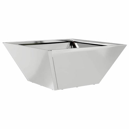 Garden Planter Silver 35 x 35 x 15 cm Galvanised Steel