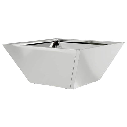 Garden Planter Silver 35 x 35 x 15 cm Galvanised Steel