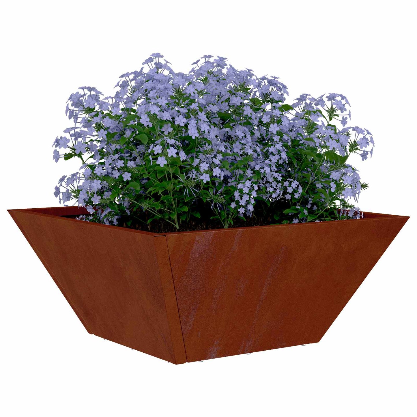 Garden Planter Rusty 35 x 35 x 15 cm Weathering Steel